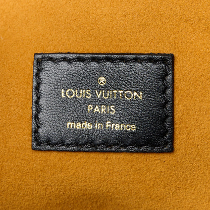 Louis Vuitton Lambskin Embossed Monogram Coussin MM Black 8 of 12