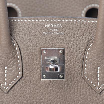 Hermes Togo Birkin 25 Etoupe 23 of 35