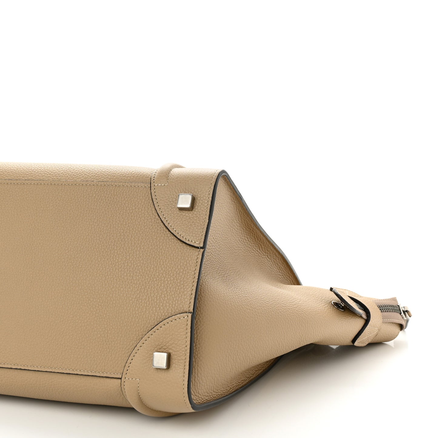 Drummed Calfskin Mini Luggage Dune