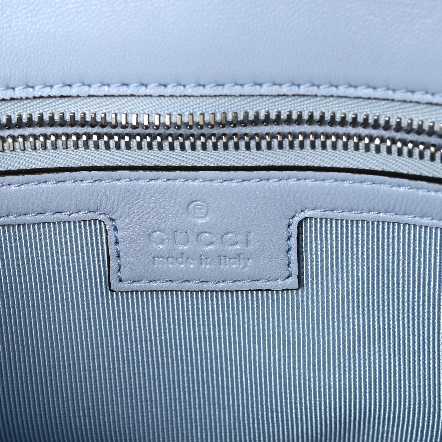 Calfskin Matelasse Medium GG Marmont Shoulder Bag Light Blue