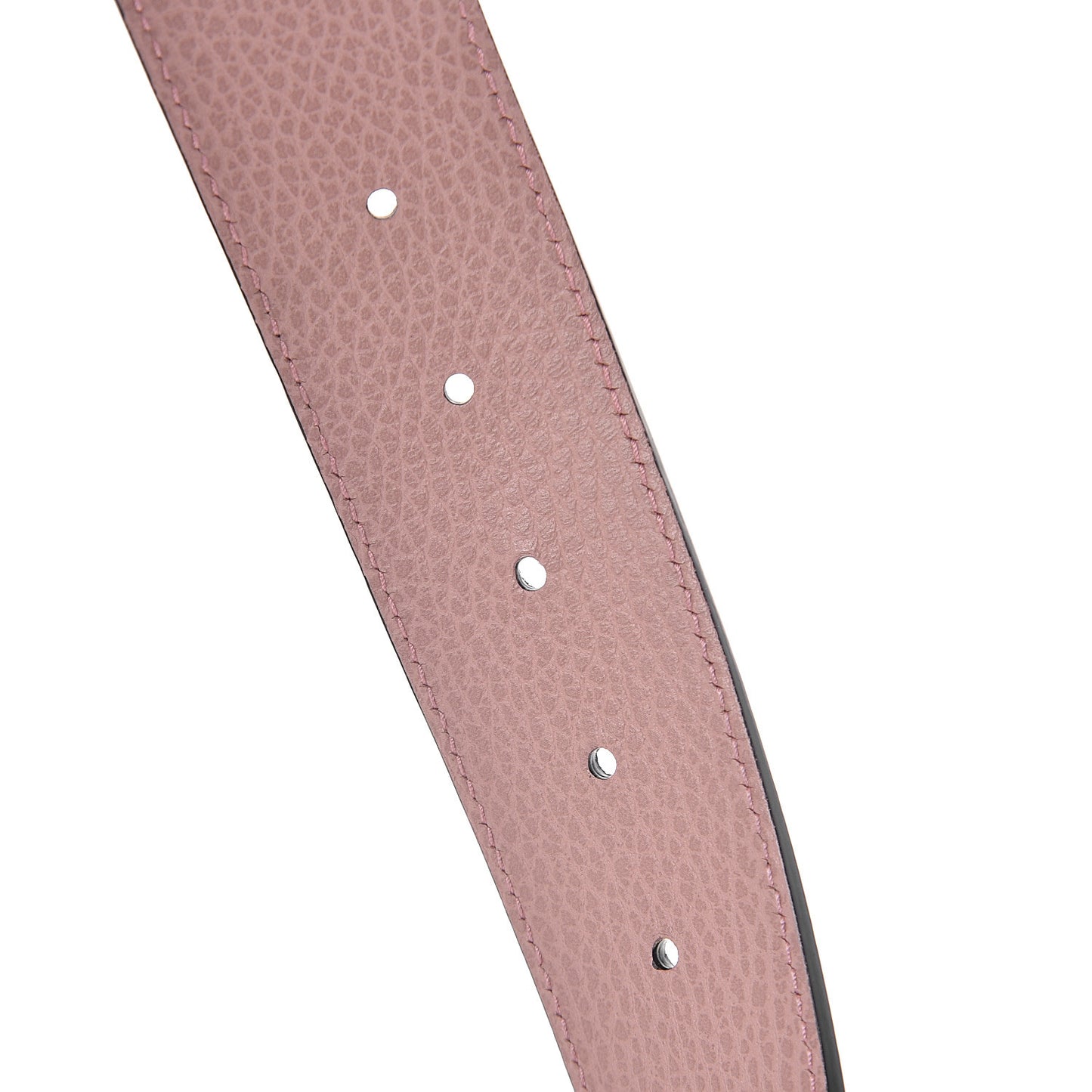 Calfskin 1973 Reversible Belt 80 32 Black Pink