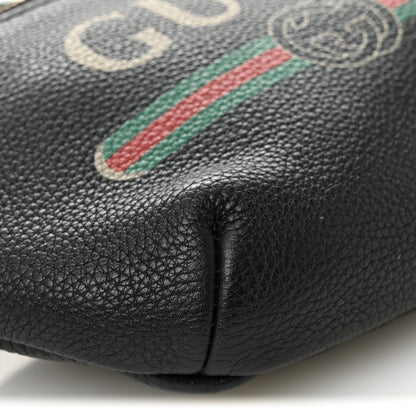 Gucci Grained Calfskin Small Logo Belt Bag Black 9 of 10