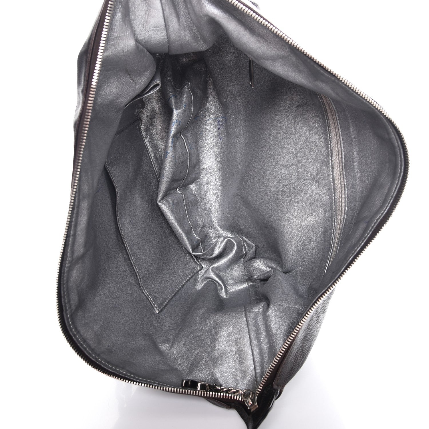 Chanel Glazed Caviar Modern Chain Hobo Brown 5 of 9