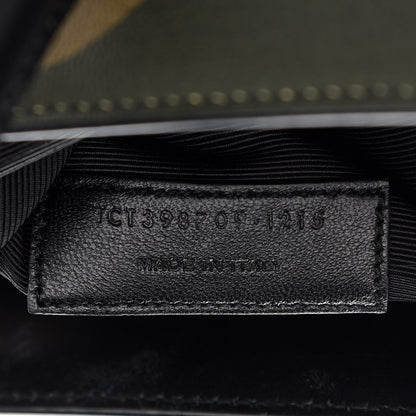 Saint Laurent Calfskin Camouflage Small Sac De Jour Kaki Black 7 of 15