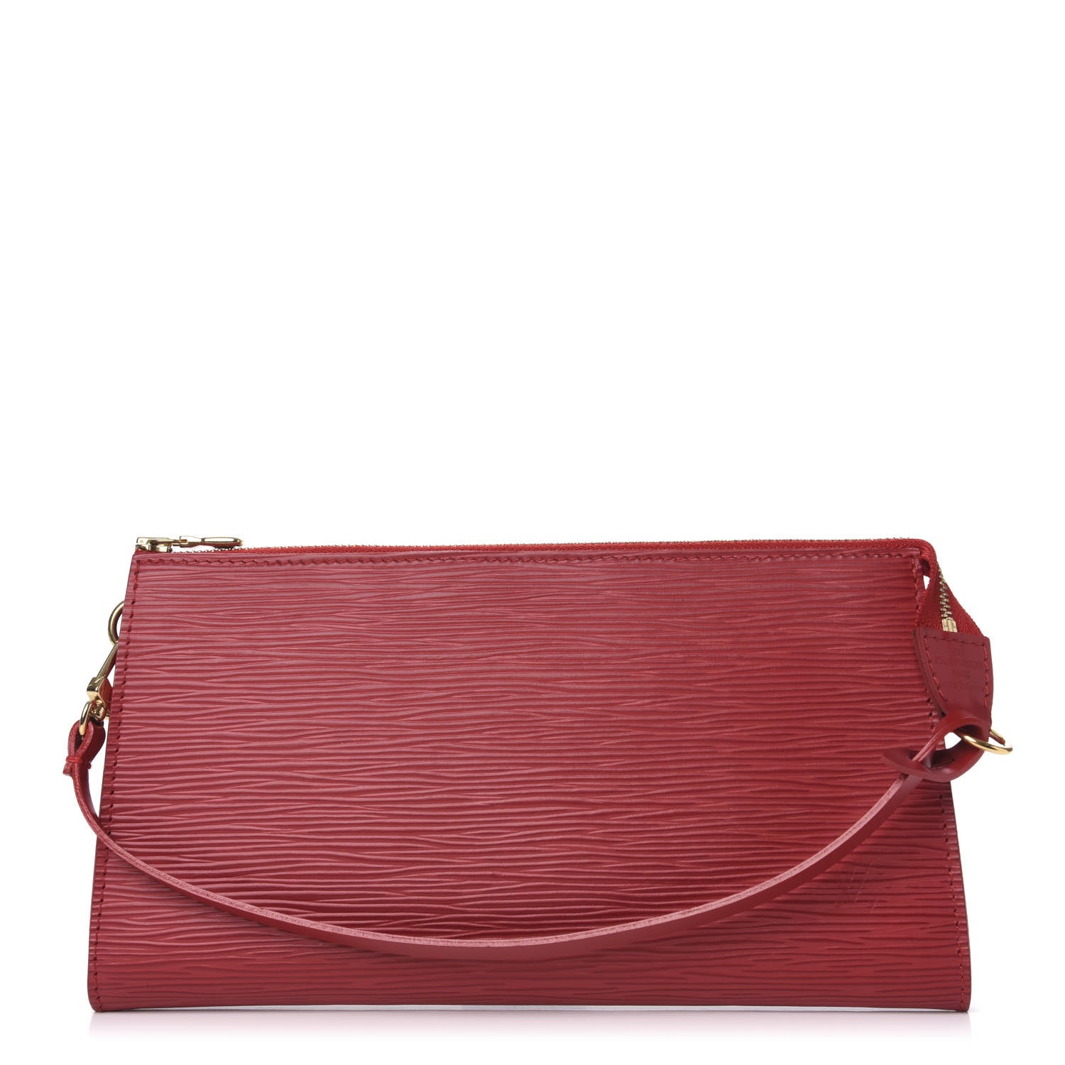 Louis Vuitton Epi Pochette Accessories 24 Castillan Red 1 of 10