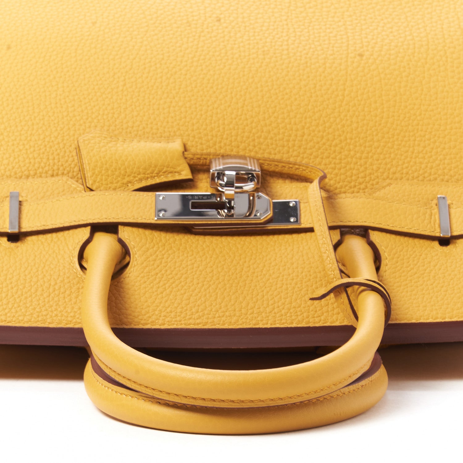 Hermes Togo Birkin 30 Jaune Ambre 12 of 32