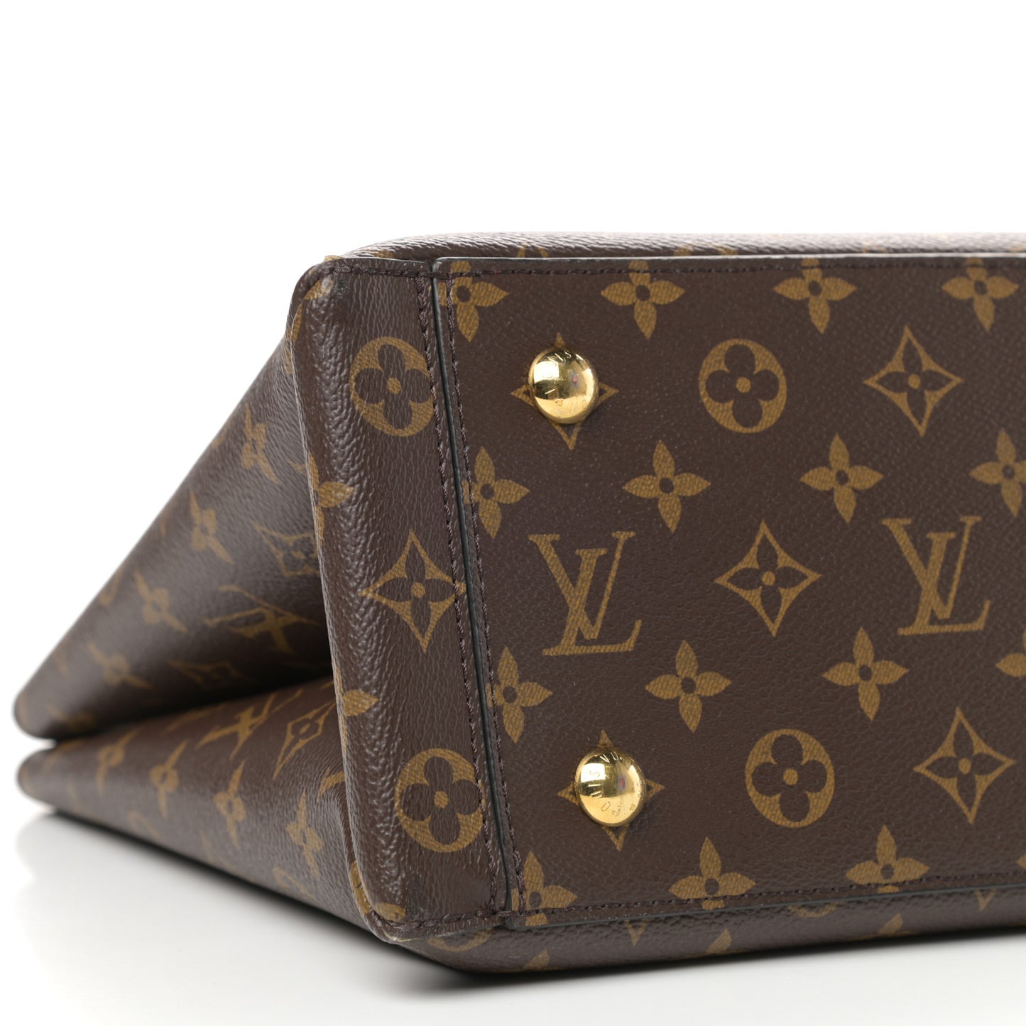 Monogram Flower Tote Caramel