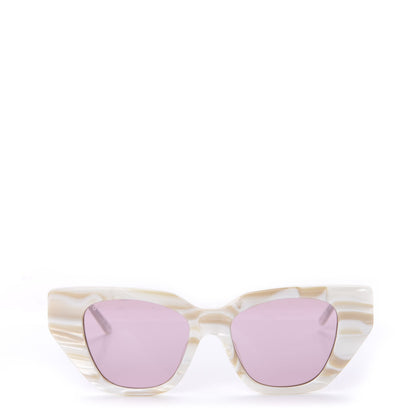 Gucci Crystal Embellished Cat Eye GG0641S Sunglasses White 2 of 7