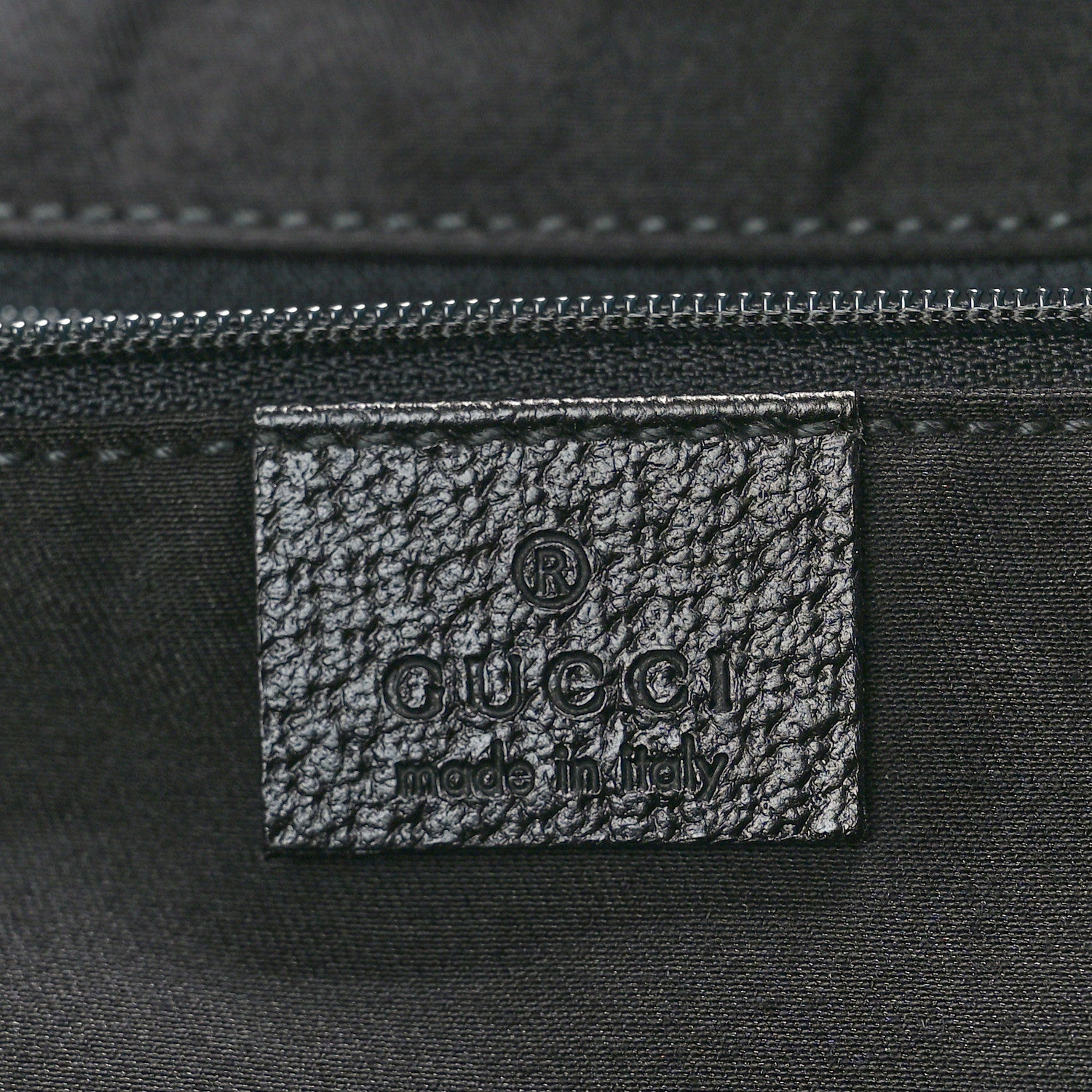 Gucci Monogram Large Abbey Tote Navy Black 6 of 10