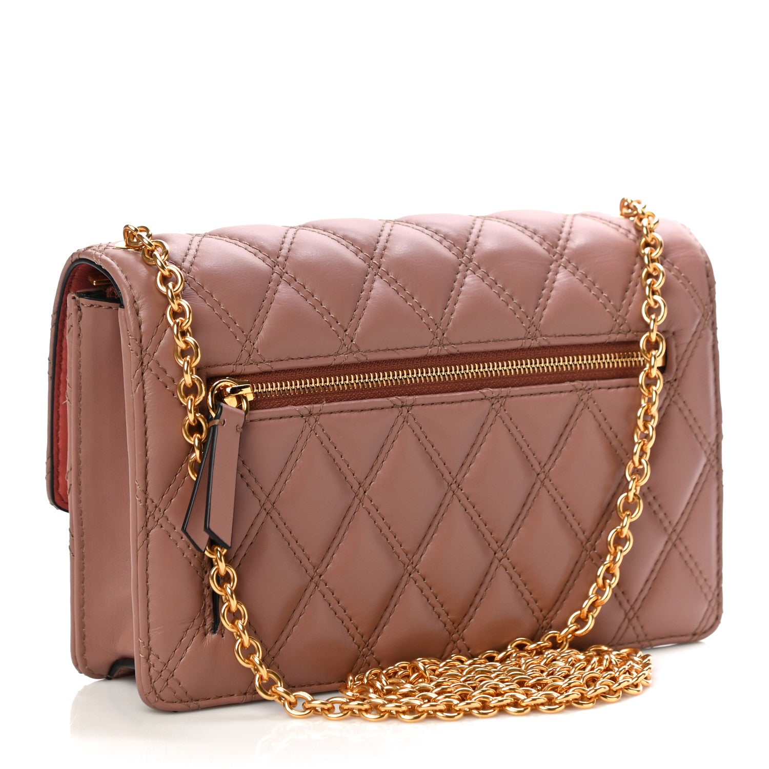 Mulberry Smooth Calfskin Quilted Small Darley Shoulder Bag Dark Blush 3 of 9