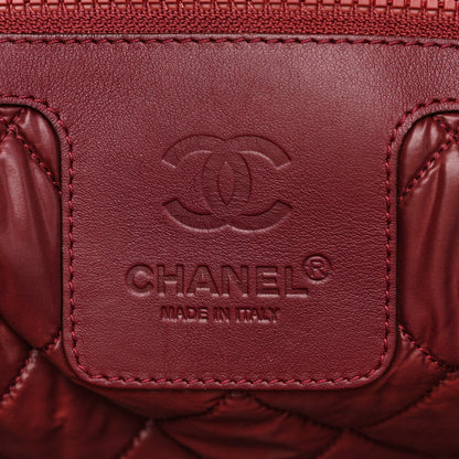 Chanel Nylon Quilted Medium Coco Cocoon Reversible Tote Black 6 of 10