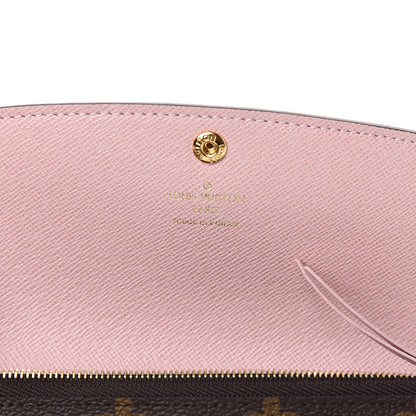 Louis Vuitton Monogram Emilie Wallet Rose Ballerine 5 of 7