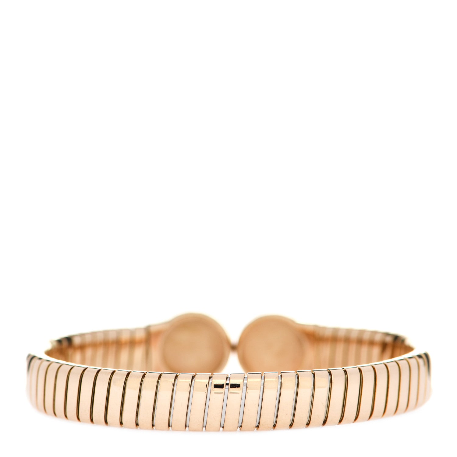Bulgari BVLGARI 18K Yellow Gold Black Onyx Tubogas Bracelet 2 of 3