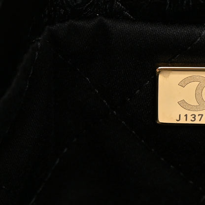 Chanel Shiny Calfskin Quilted Chanel 22 Black 8 of 12