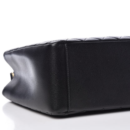 Chanel Caviar Quilted Grand Shopping Tote GST Black 8 of 10