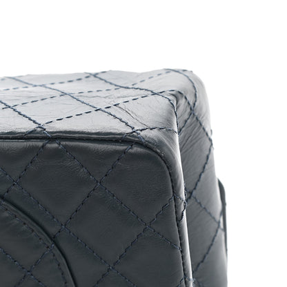 Chanel Aged Calfskin Quilted 2.55 Reissue 225 Flap Dark Blue 13 of 13