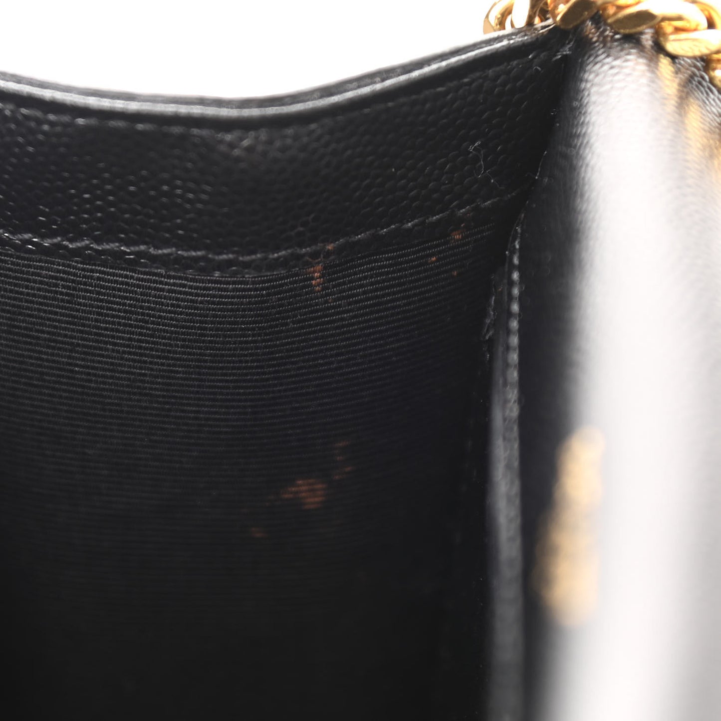 Grain De Poudre Small Monogram Kate Satchel Black