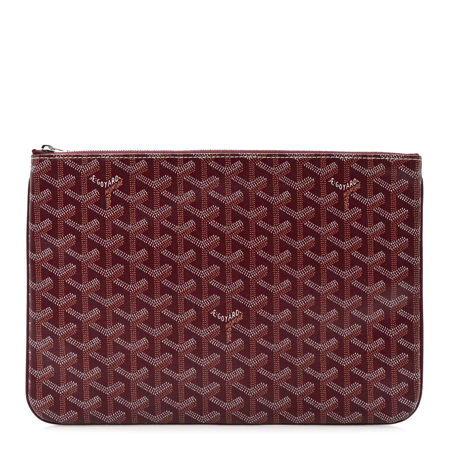 Goyard Goyardine Senat Pochette GM Burgundy 1 of 6