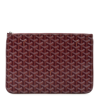 Goyard Goyardine Senat Pochette GM Burgundy 1 of 6