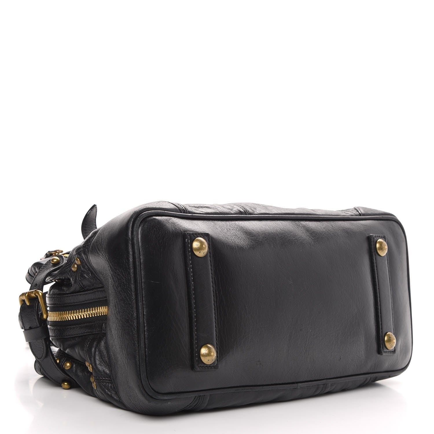 Louis Vuitton Lambskin Riveting Black 4 of 14