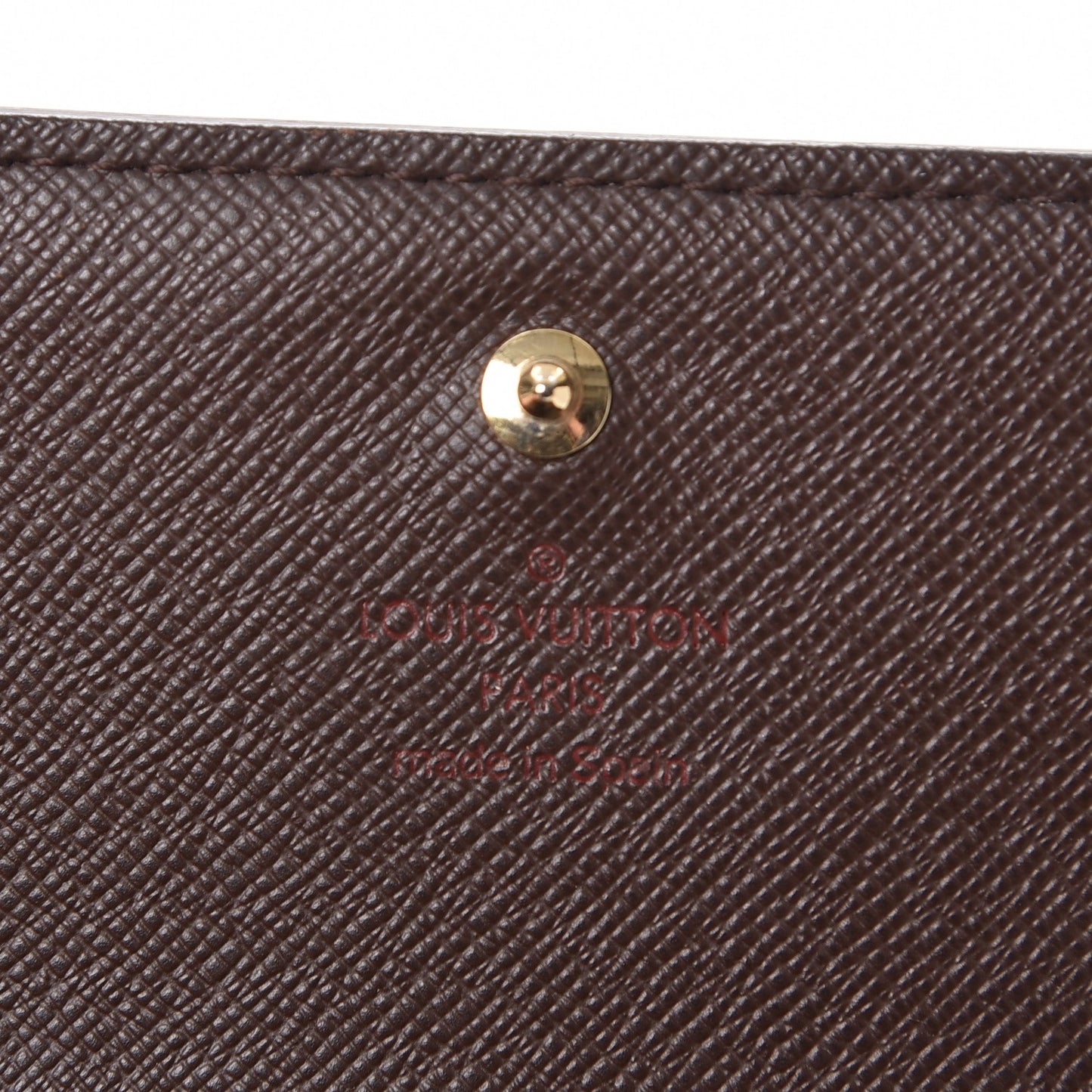 Damier Ebene Porte-Monnaie Billets Tresor Wallet