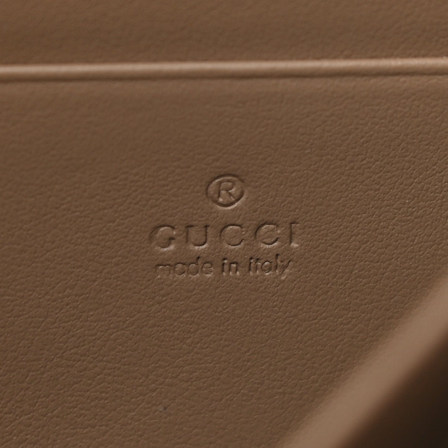 GG Supreme Monogram Mini Dionysus Chain Wallet Beige Taupe