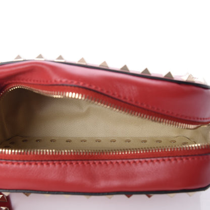 Valentino Garavani Calfskin Rockstud Camera Crossbody Bag Red 5 of 6