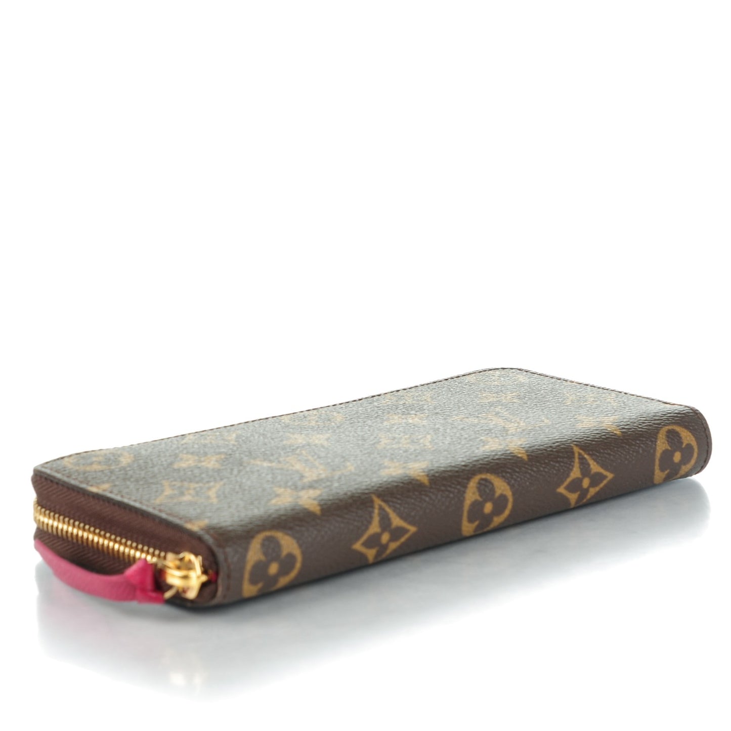 Monogram Clemence Wallet Fuchsia