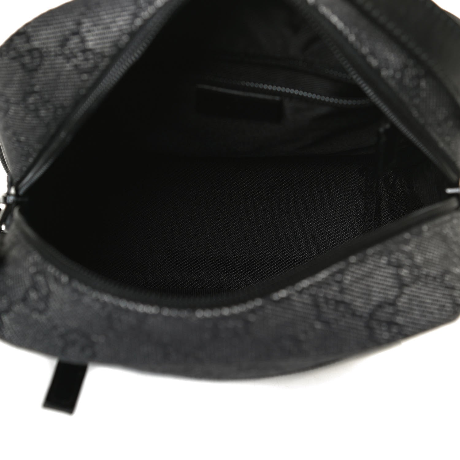 Gucci GG Monogram Flight Small Crossbody Bag Black 4 of 14