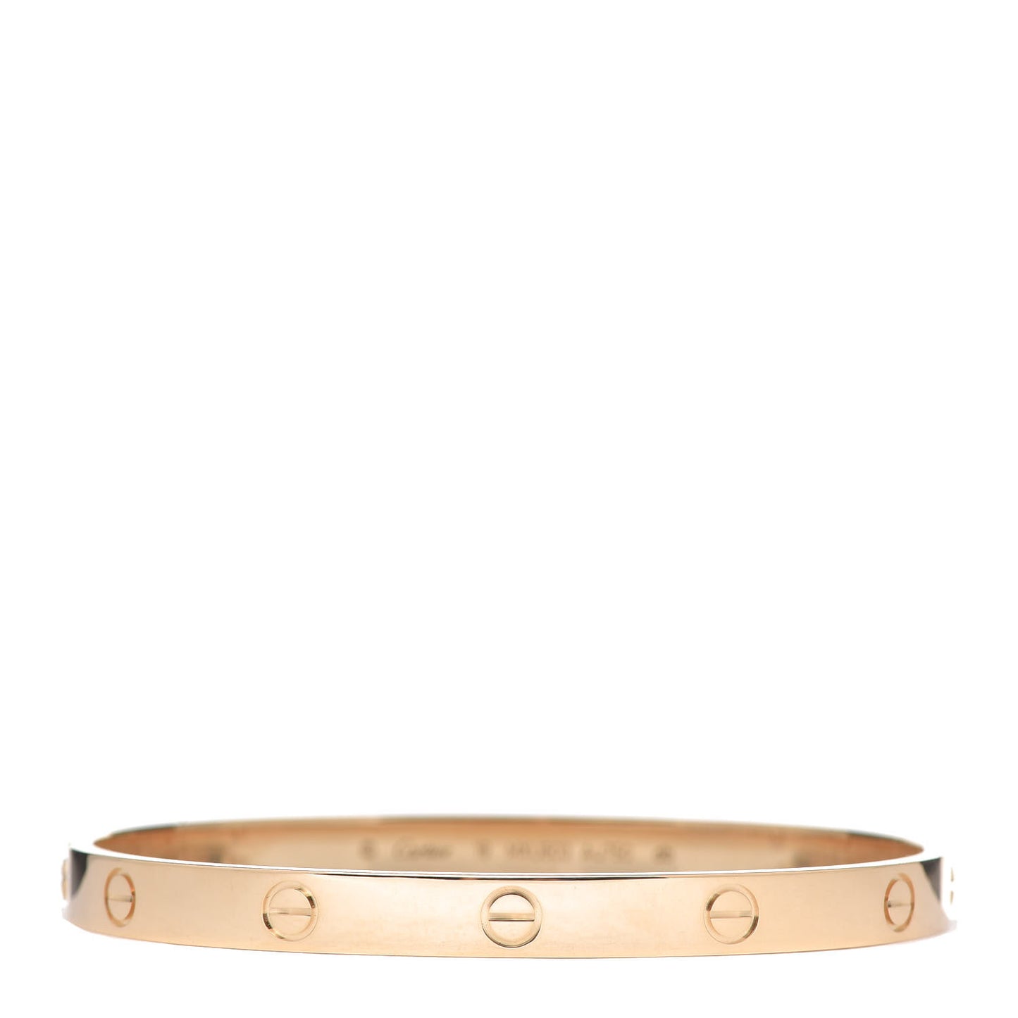 18K Yellow Gold LOVE Bracelet 19