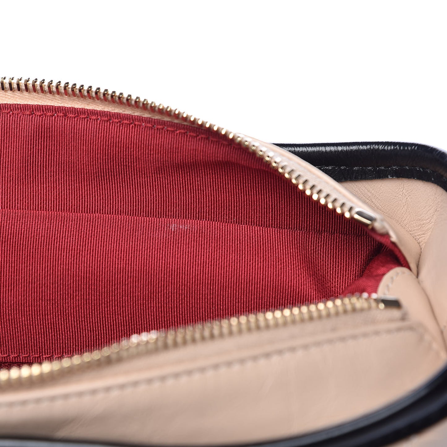 Aged Calfskin Quilted Medium Gabrielle Hobo Beige Black