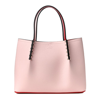 Christian Louboutin Calfskin Spiked Small Cabarock Shopper Tote Poupee 1 of 9