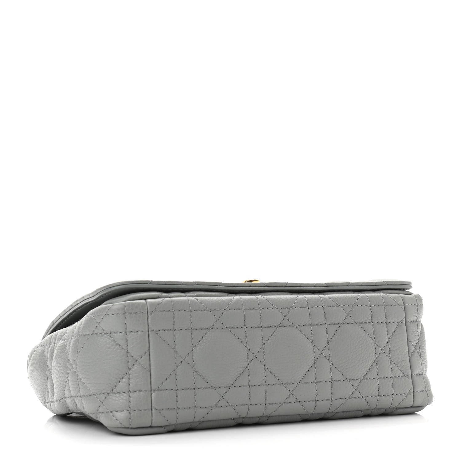 Christian Dior Calfskin Cannage Small Caro Bag Grey 4 of 11