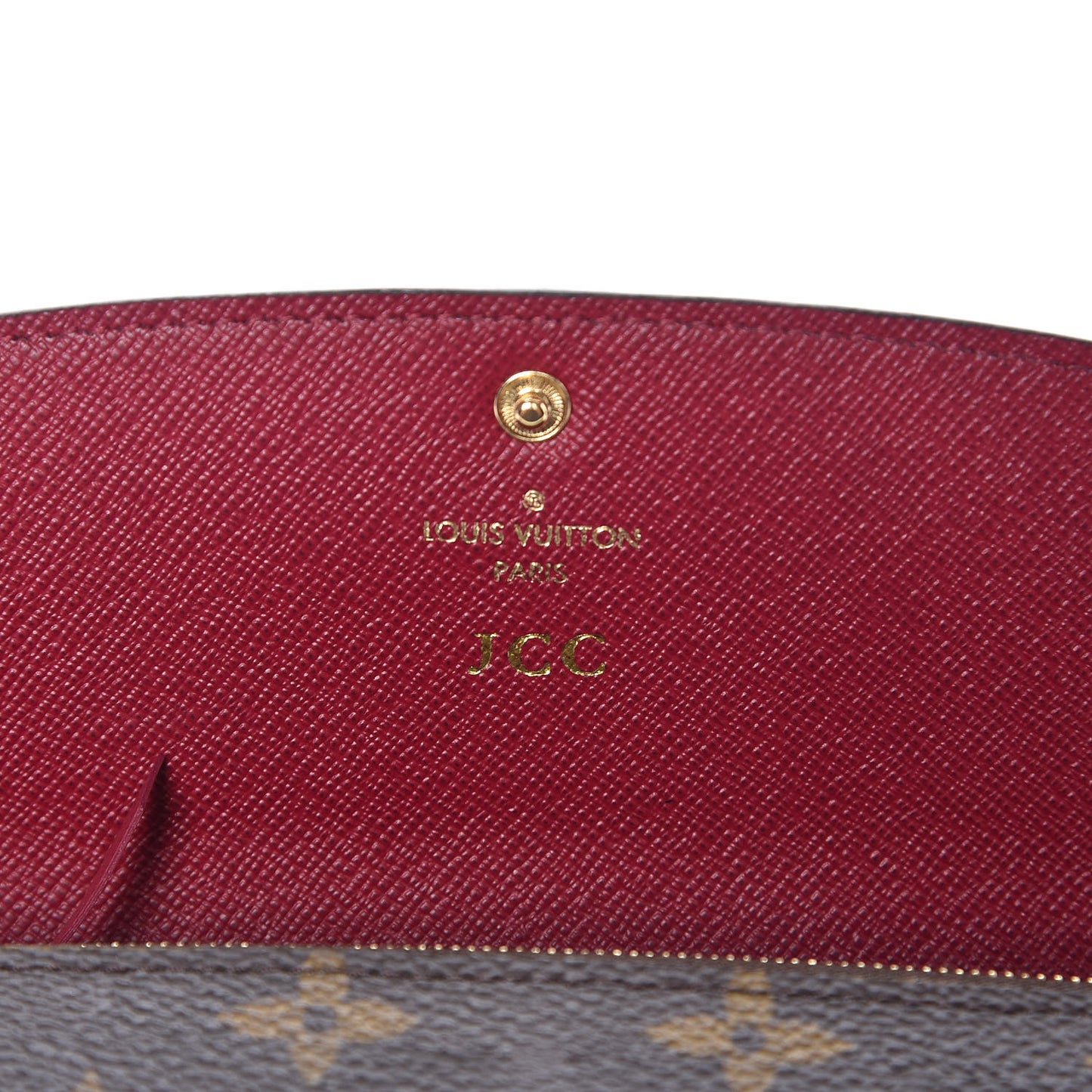 Monogram Emilie Wallet Fuchsia