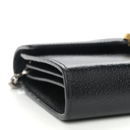 Gucci Calfskin Web Mini Dionysus Chain Wallet Black 9 of 13