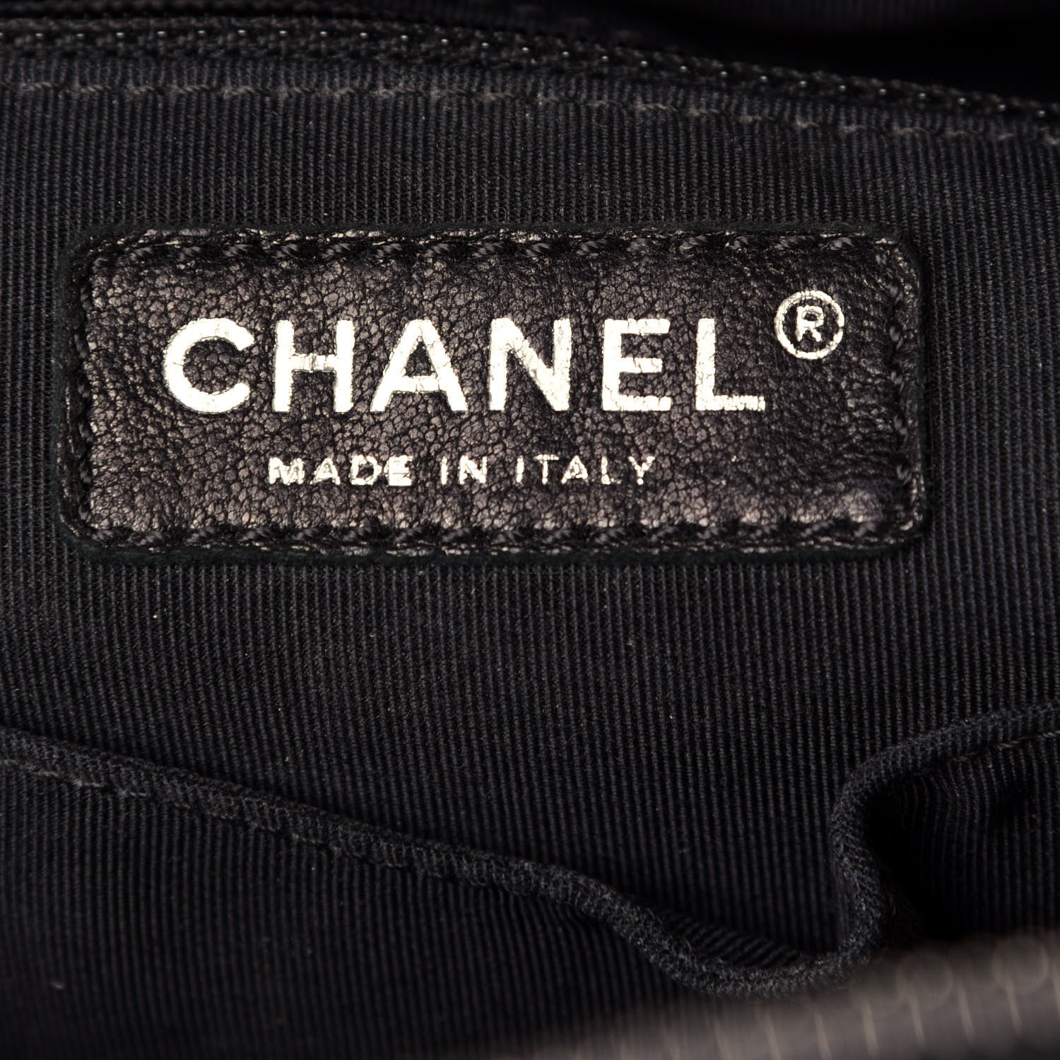 Chanel Lambskin Quilted Drawstring Backpack Black 6 of 14
