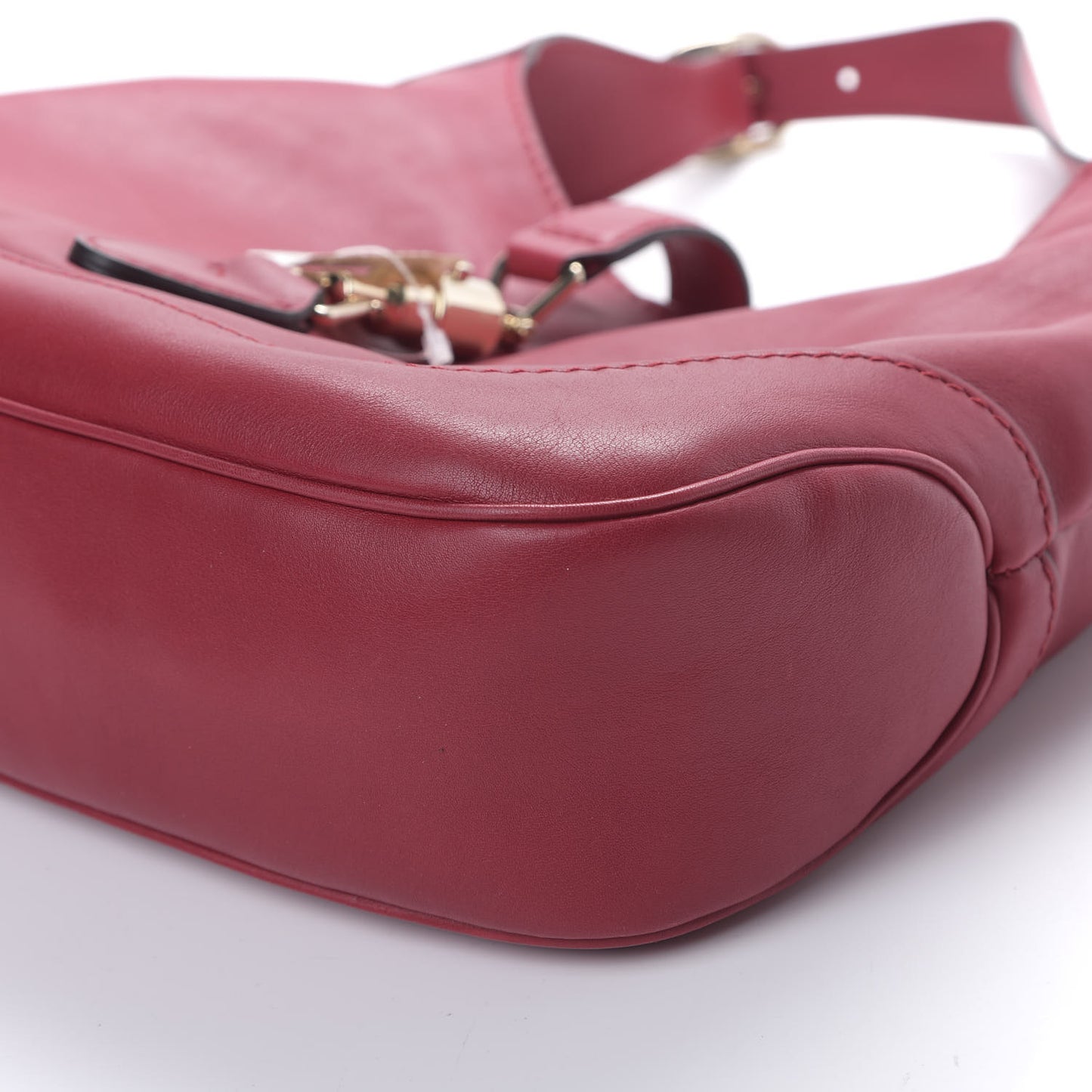 Calfskin Medium Jackie Shoulder Bag Burgundy