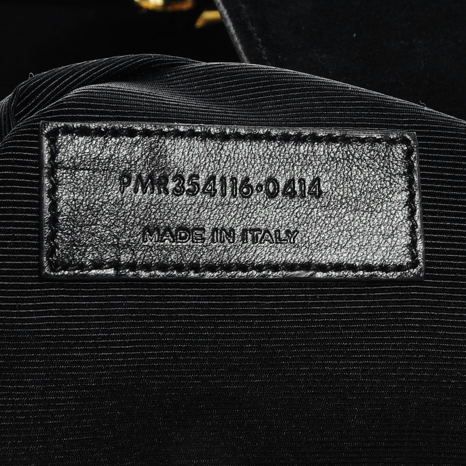 Saint Laurent Suede Cassandre Shopper Black 8 of 8