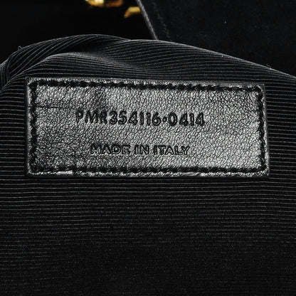 Saint Laurent Suede Cassandre Shopper Black 8 of 8