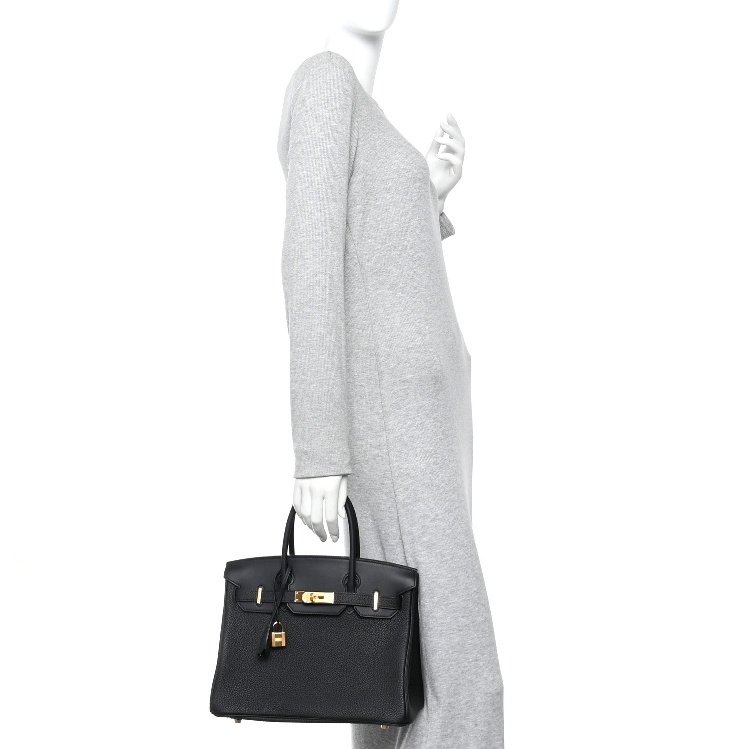 Hermes Togo Swift Canvas 3 in 1 Birkin 30 Black 2 of 13