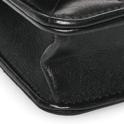 Chanel Lambskin Quilted Chanel 19 Wallet On Chain WOC Black 10 of 11
