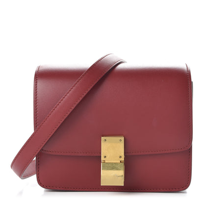 Celine Box Calfskin Small Classic Box Flap Bag Red 1 of 10