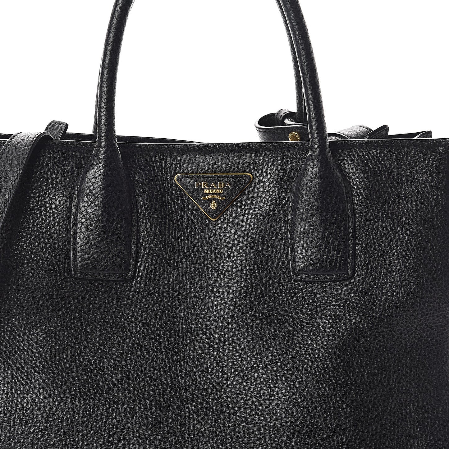 Vitello Daino Tote Black