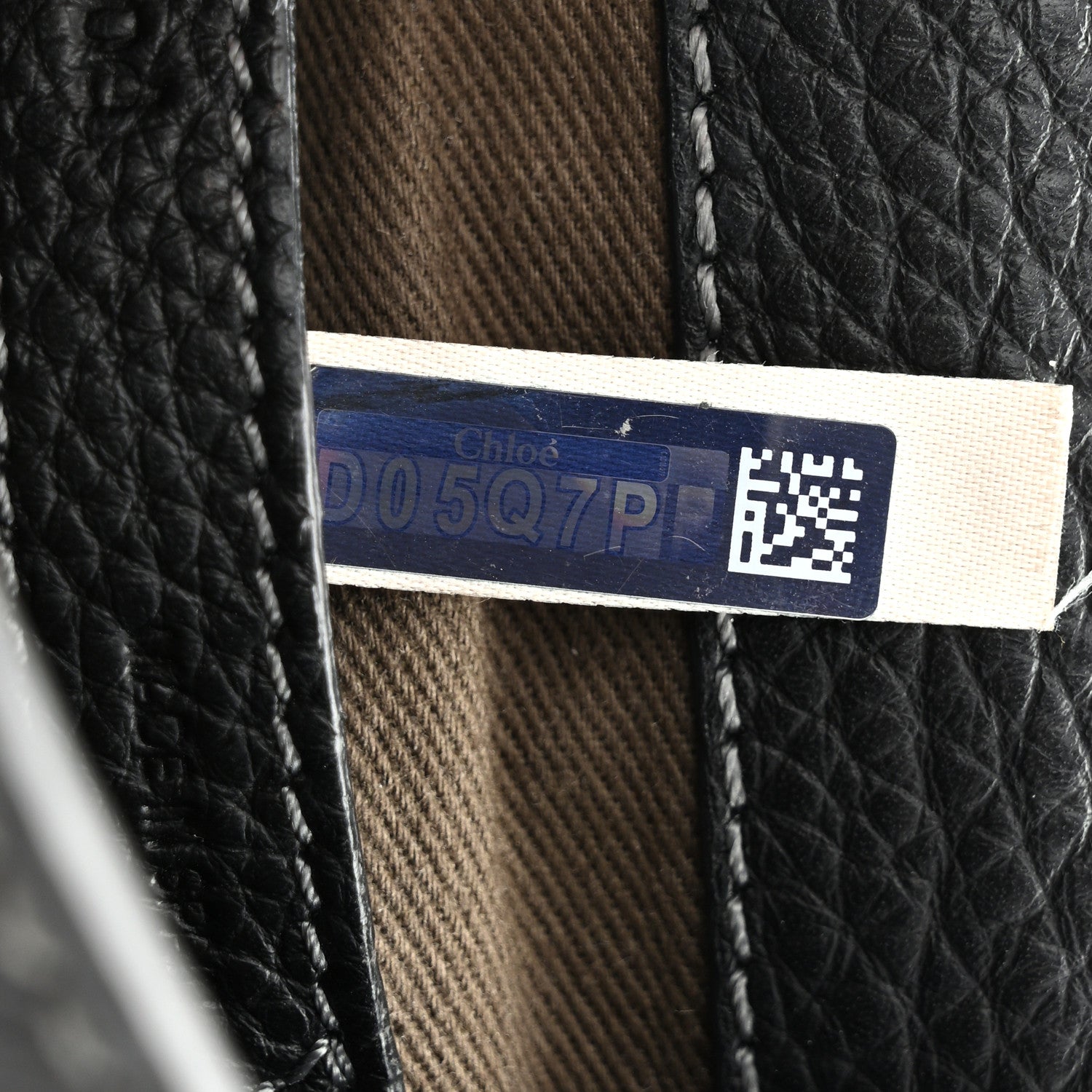 Chloe Grained Calfskin Small Marcie Saddle Bag Black 7 of 15