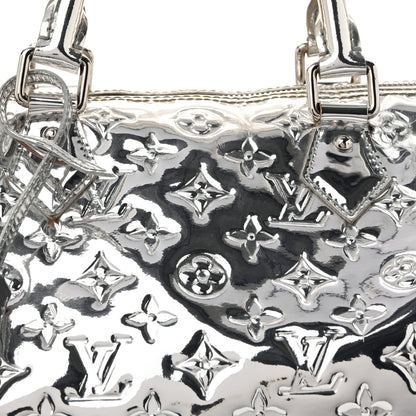 Louis Vuitton Monogram Miroir Speedy 30 Silver 9 of 16