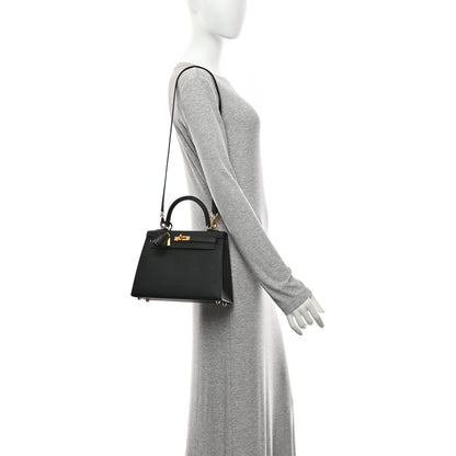 Hermes Epsom Kelly Sellier 25 Black 11 of 11
