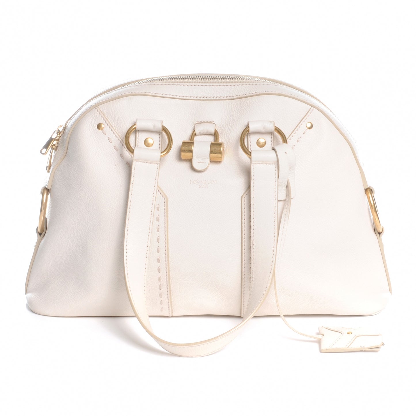 Leather Medium Muse Ivory