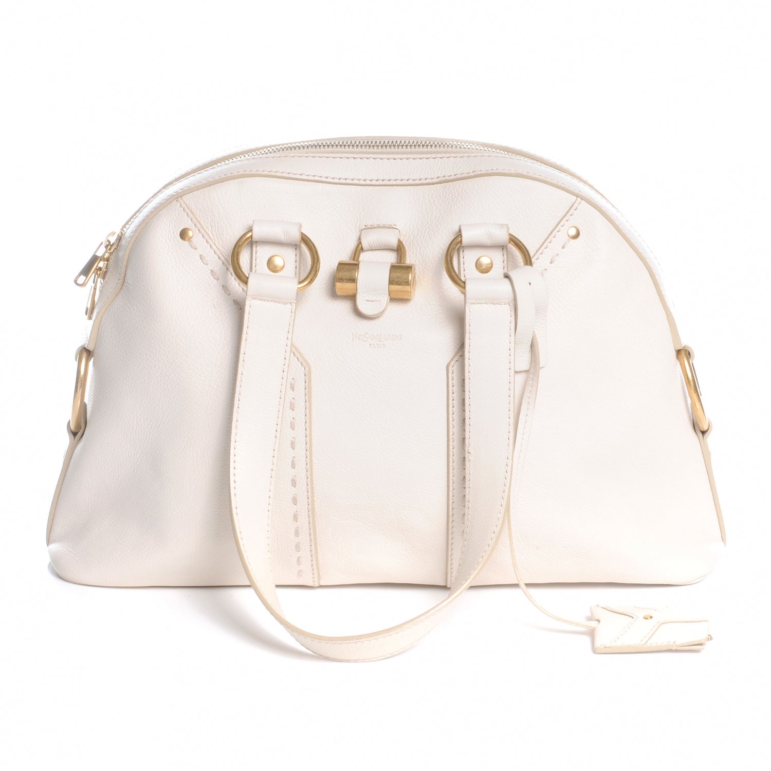 Saint Laurent Leather Medium Muse Ivory 1 of 9