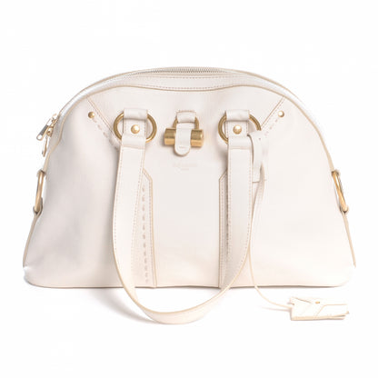 Saint Laurent Leather Medium Muse Ivory 1 of 9