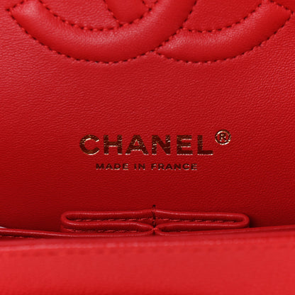 Chanel Caviar Quilted Medium Double Flap Dark Red 5 of 8
